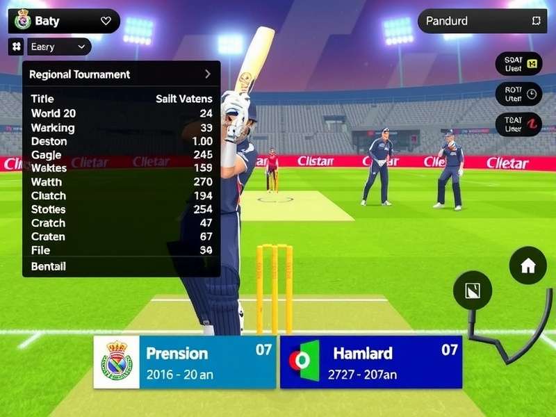 Indian Cricket Epic 19 Batting Interface